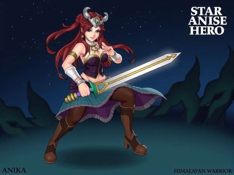 Anika Character from Star Anise Hero Anika - Himalayan Warrior